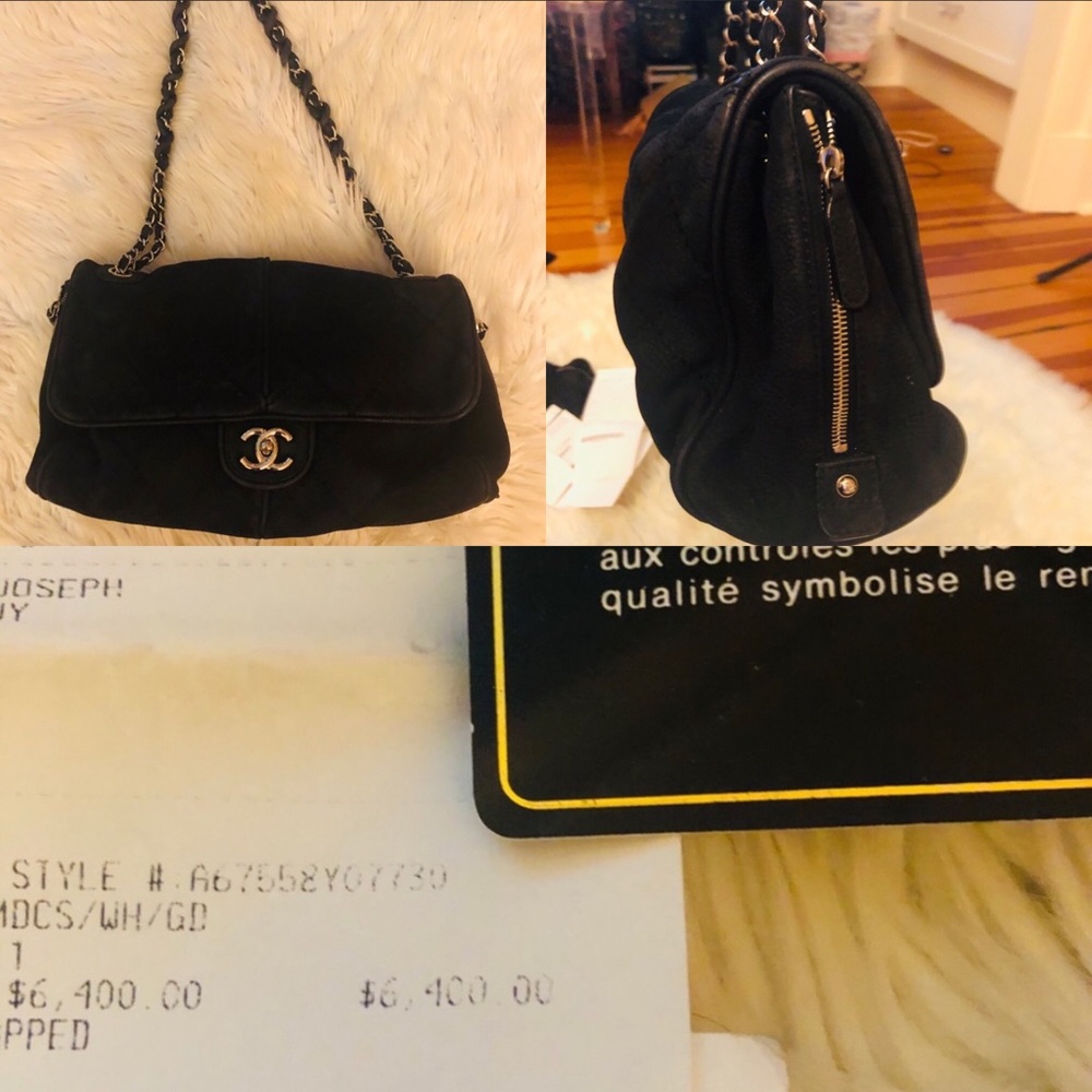 Preowned  Rare Chanel Classic with paper Jumbo Bag